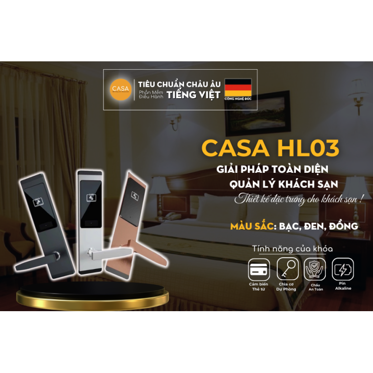 Khóa thông minh - Công Ty TNHH 1 TV NK TMDV Thiết Bị Thông Minh CASA